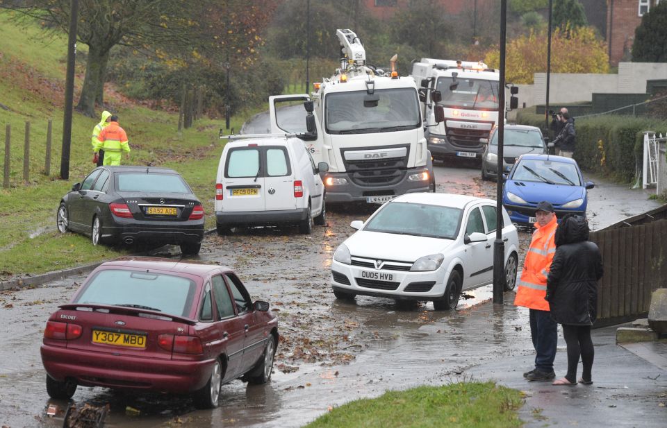  Floodwater has subsided in Whitchurch Lane, Bristol, after a dozen cars were submerged yesterday