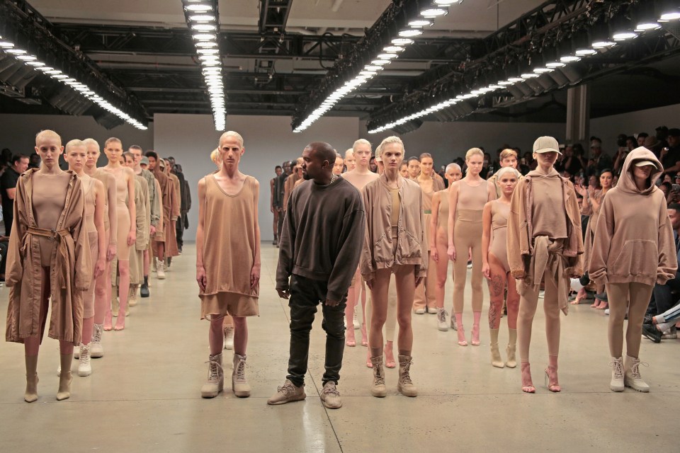  Kanye presents his latest Yeezy fashion showcase at New York Fashion Week