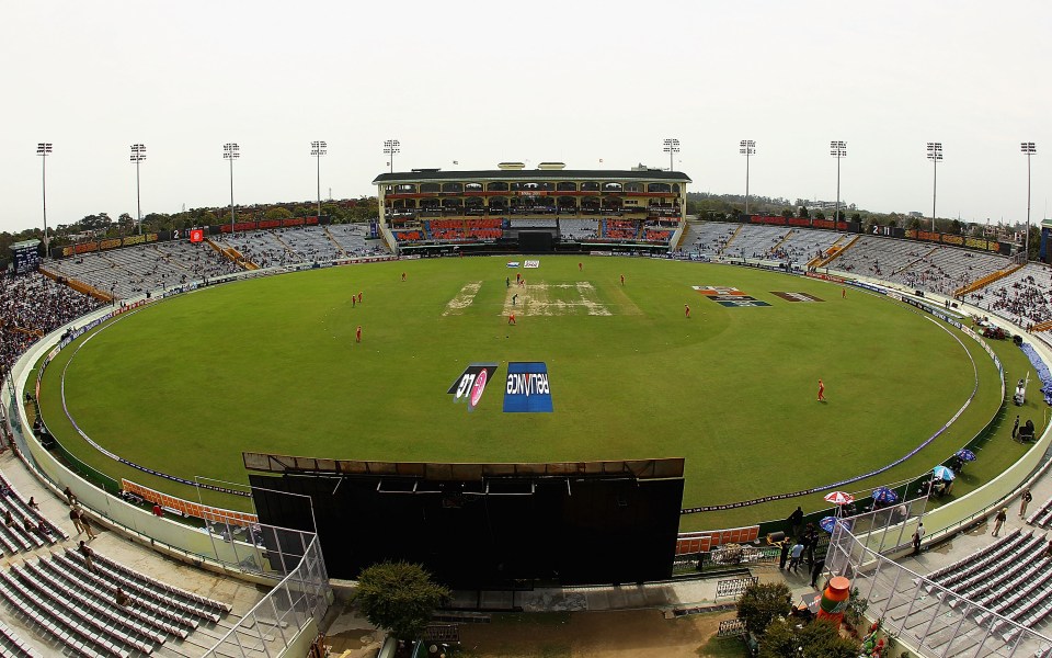  The match will take place at the Punjab Cricket Association Stadium in Mohali