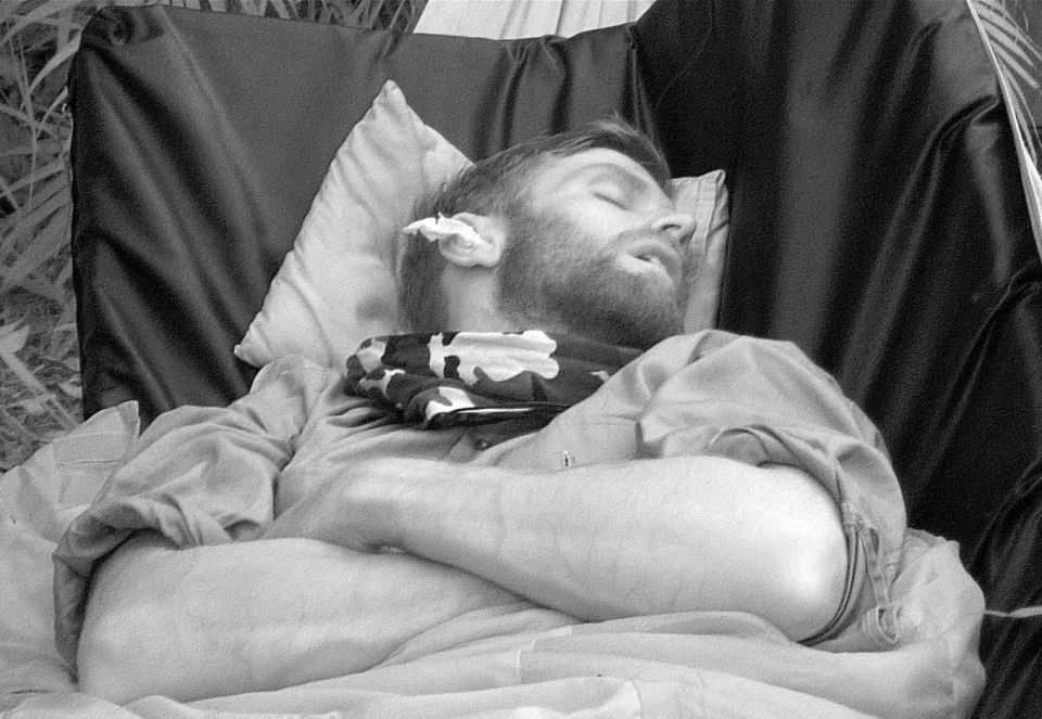  Joel Dommett was fast asleep when a snake approached the camp