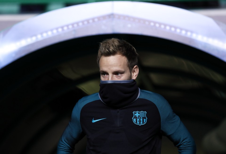  Ivan Rakitic has been left in the cold by Barcelona boss Luis Enrique