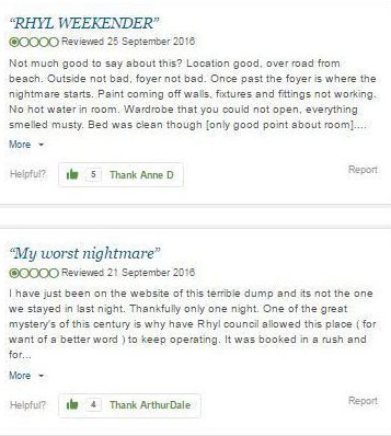  Bad word of mouth ... out of 79 reviews, 65 rate the hotel as 'terrible', with one user even describing it as 'my worst nightmare'