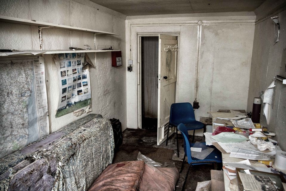 The captivating pictures show the forgotten Cold War bunker that has been abandoned for the last 27 years