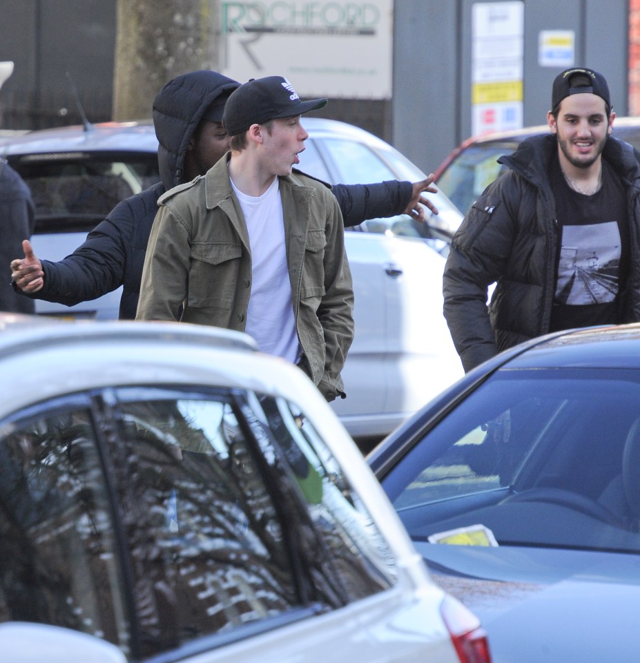  Brooklyn and his pals laughed as they realised he'd been fined again