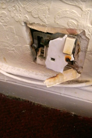  Fiorenzo Cazari Hotel in North Wales has been forced to close on the spot after inspectors said guests could be electrocuted by the building’s shoddy wiring