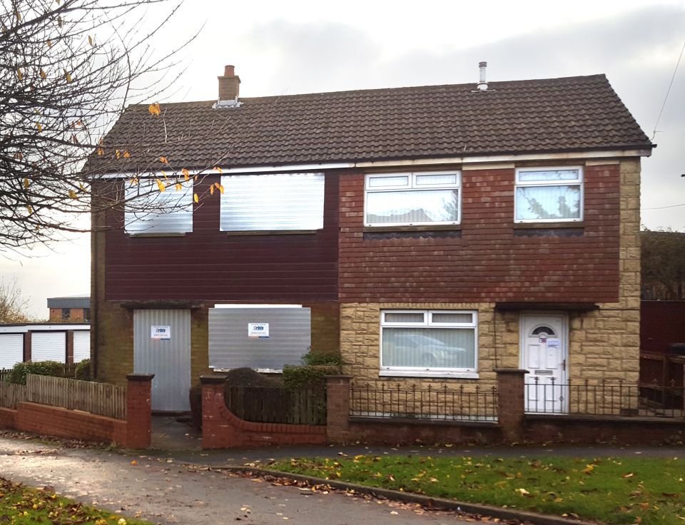  Thomas Mair's home in Birstall, West Yorkshire, (left) has been boarded up since his arrest in June