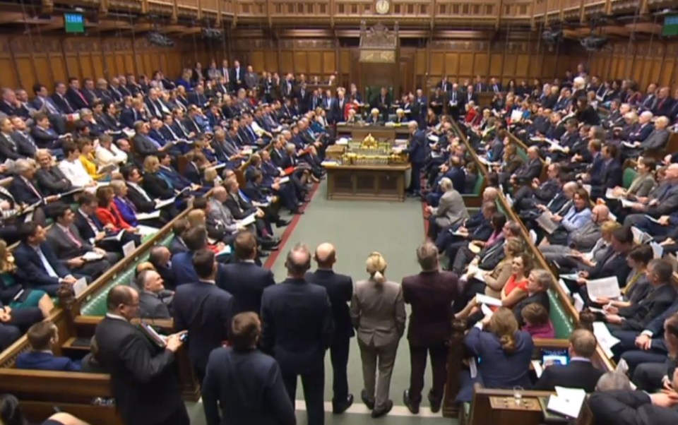  MPs gather to watch the weekly match between the PM and the leader of the opposition