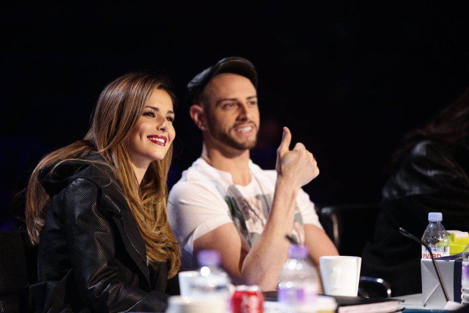  Cheryl and Brian have worked closely together on The X Factor in the past