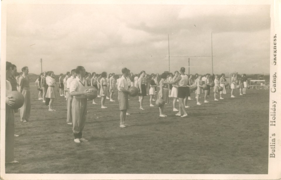  Early Butlin's breaks took a more Military style approach to health and recreation