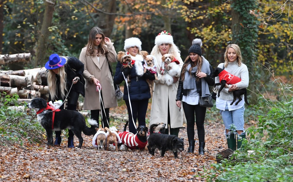  The reality star was joined by Chloe Lewis, Chloe Meadows, Courtney Green and her mother Debbie