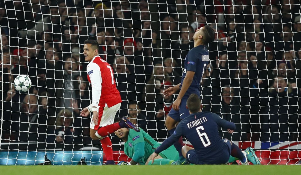 A shambolic own goal from Verratti looked to have won Arsenal the game