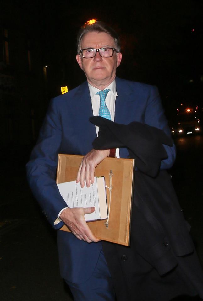  Labour politician Lord Mandelson was also in attendance