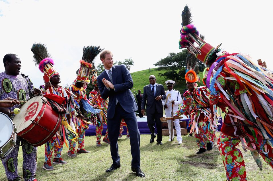 Harry is touring the Caribbean at the personal request of the Queen