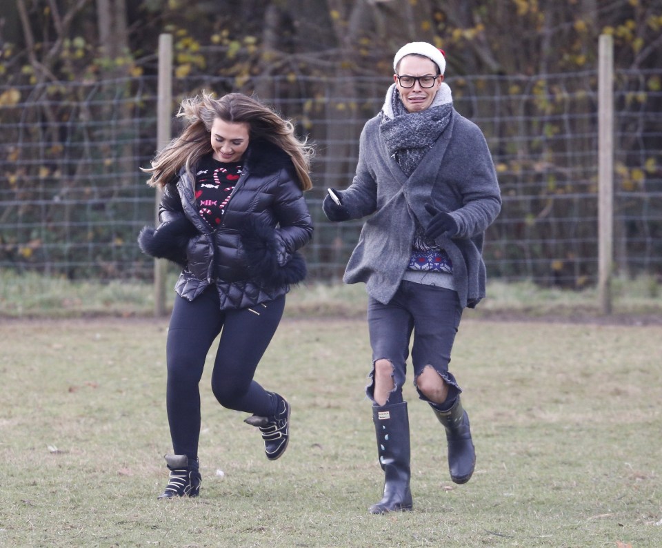  Bobby appeared upset as they ran away from the feathered animals