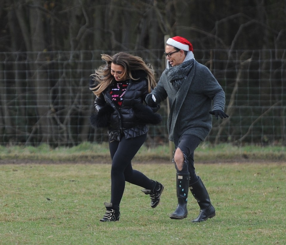  Bobby and Lauren weren't quite so keen on the turkeys