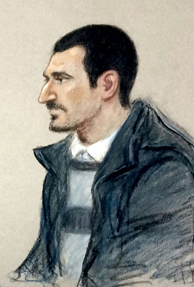  Zakaria Boufassil appeared at Kingston Crown Court today