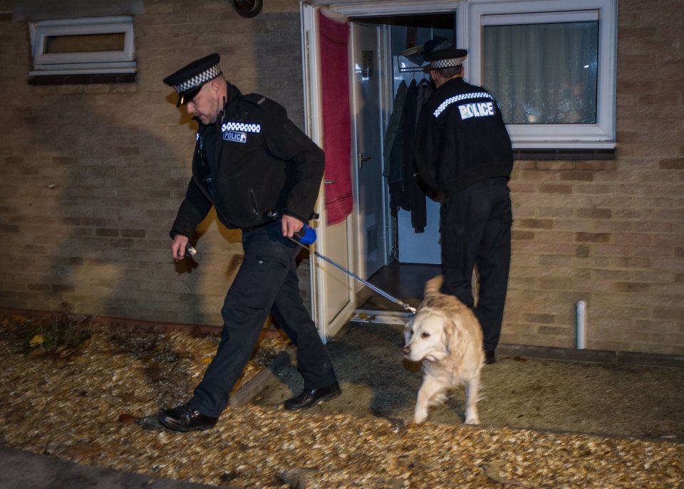  Police used a dog to search the home of Barry Bennell in Milton Keynes