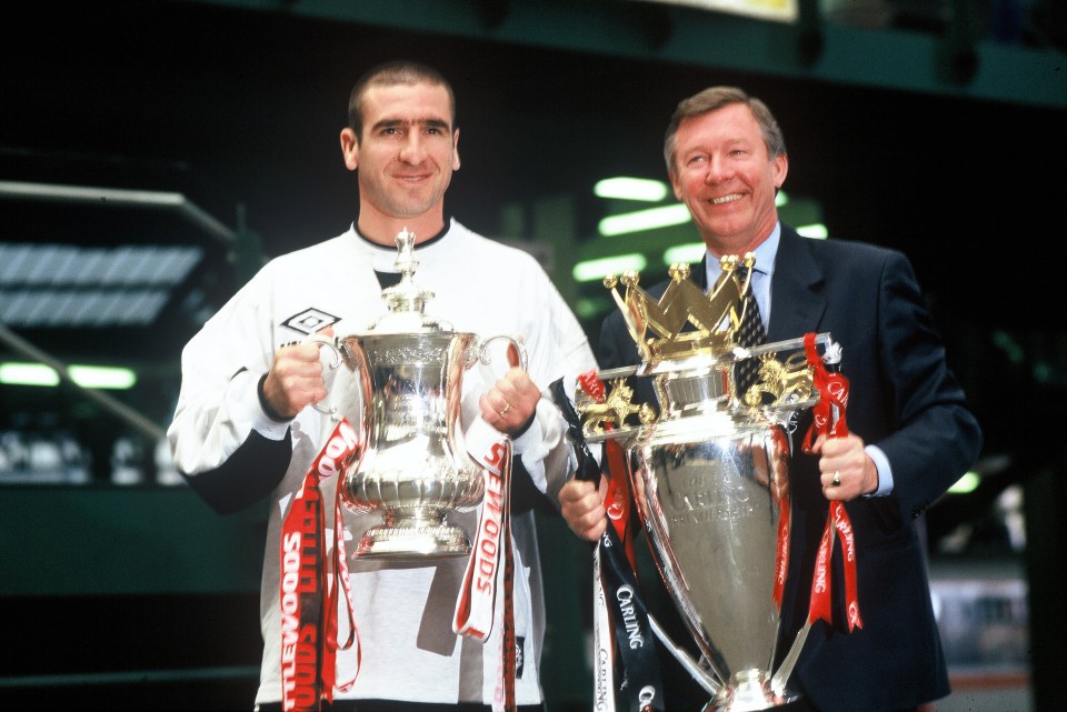 Eric Cantona went on to have great success at Man United, winning four Premier League titles