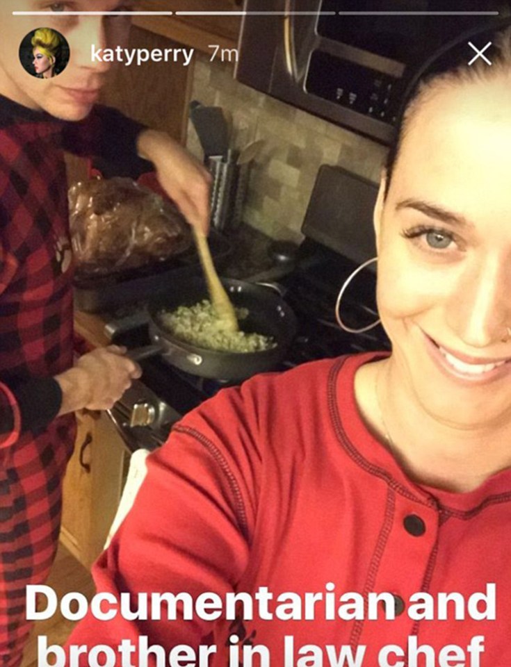 The singer recently posted an Instagram video of her Thanksgiving celebrations