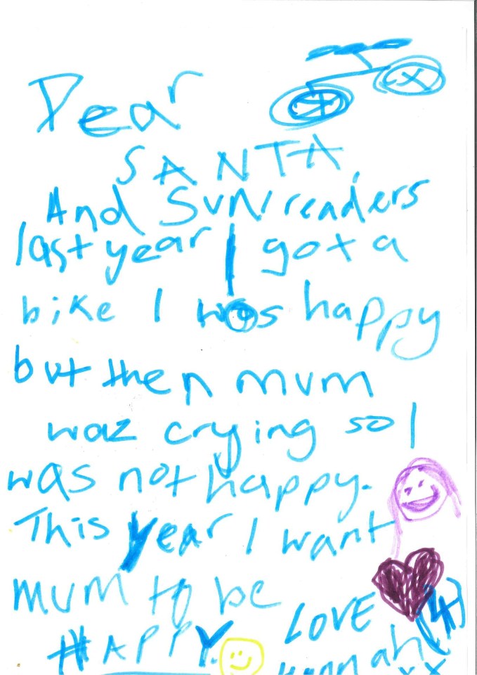  Another heartfelt letter from a child in one of the refuges