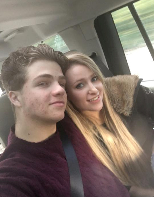  Police informed the family of Henry after they found the body, who is pictured here with his girlfriend Em Comley