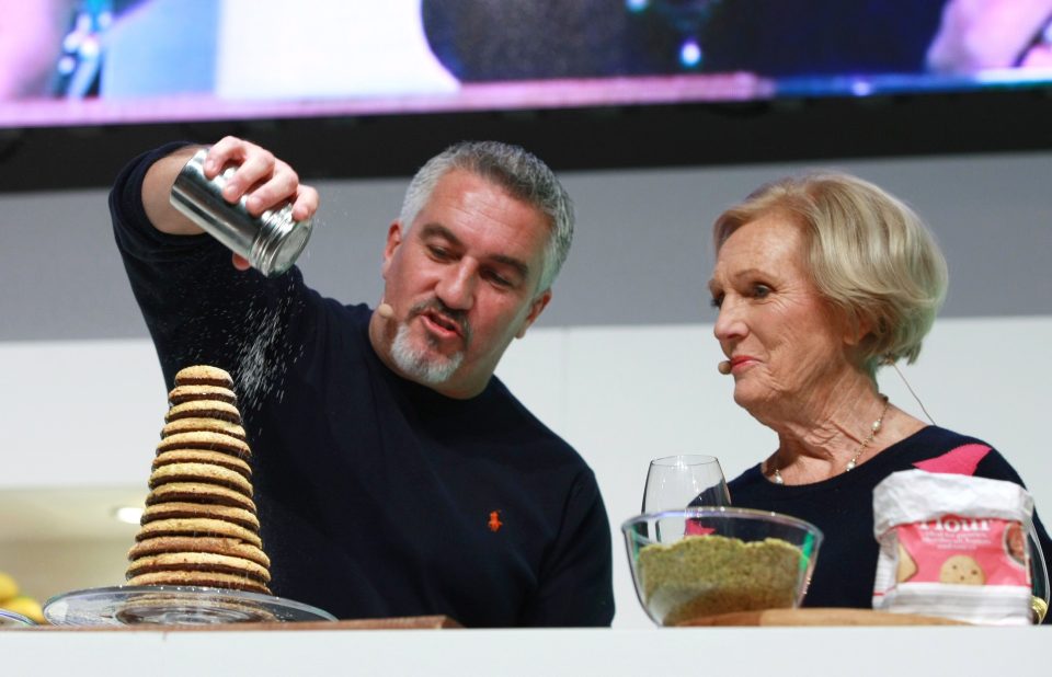  Paul Hollywood and Mary Berry were reunited at The Good Food Show