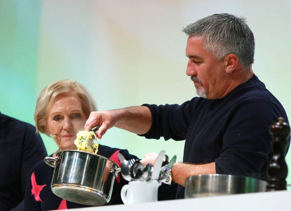  Working together at the NEC in Birmingham, they gave a cooking masterclass