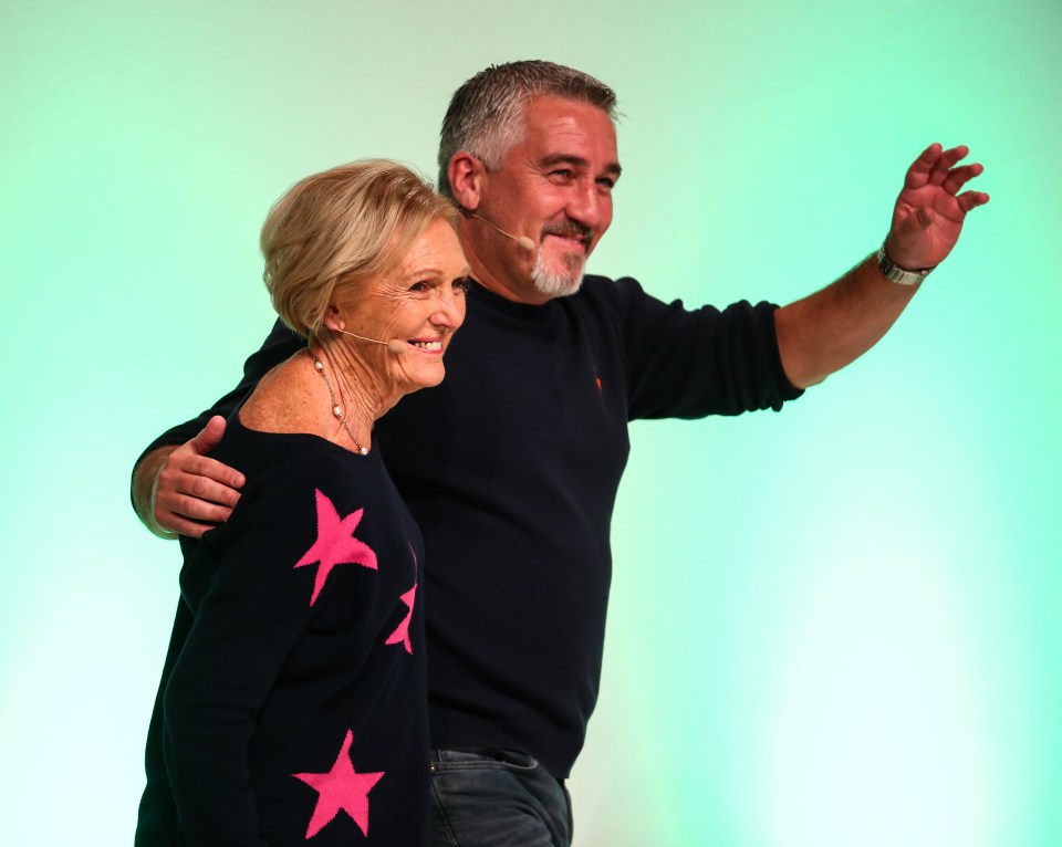  Sharing a hug before they left, Paul and Mary had the crowds mesmerised by their skills in the kitchen