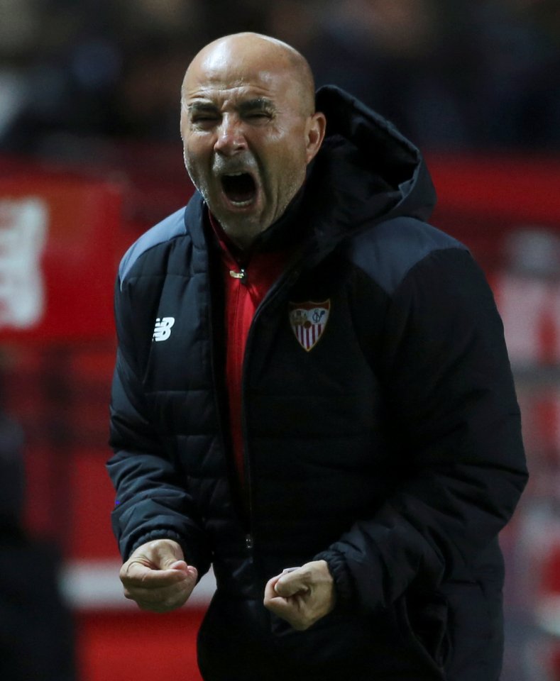  Jorge Sampoali was very animated on the sidelines in an important win over Valencia