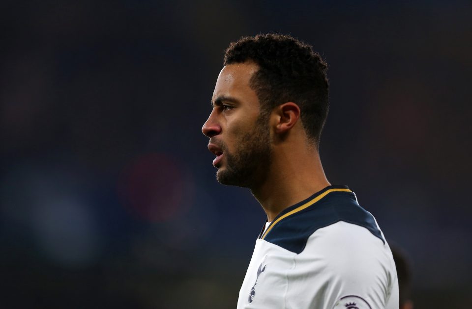  Mousa Dembele and his Tottenham teammates were dejected after Chelsea defeat