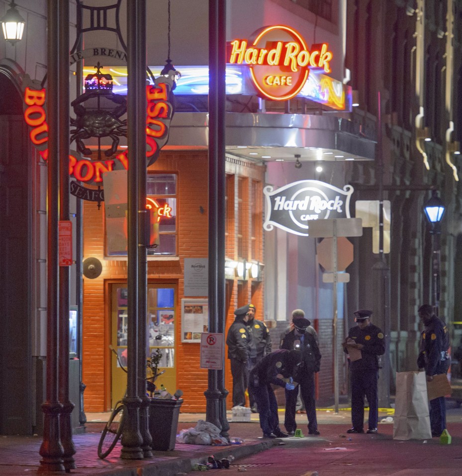  The shooting happened on Bourbon Street in New Orleans