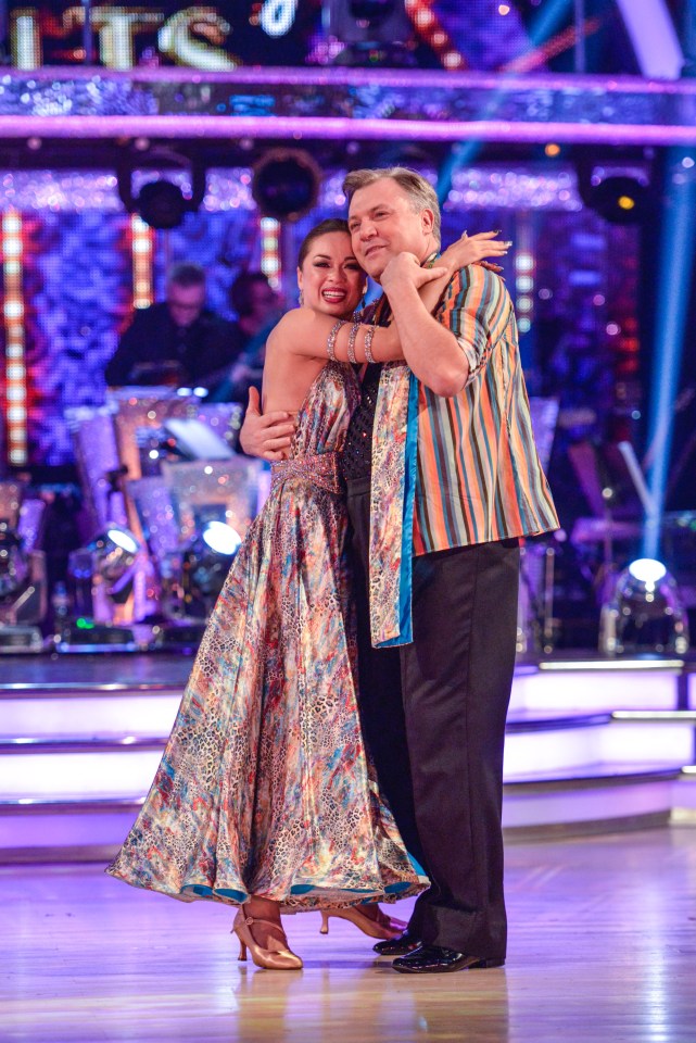  Ed and Katya had an emotional goodbye to the show on tonight's Strictly