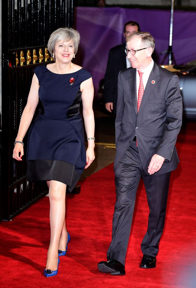  The PM also revealed her secret fashion weapon - her husband