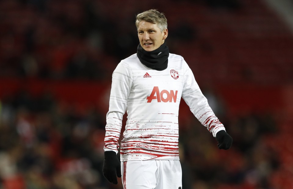  Bastian Schweinsteiger was included in Man Utd's squad for the first time under Jose Mourinho on Sunday