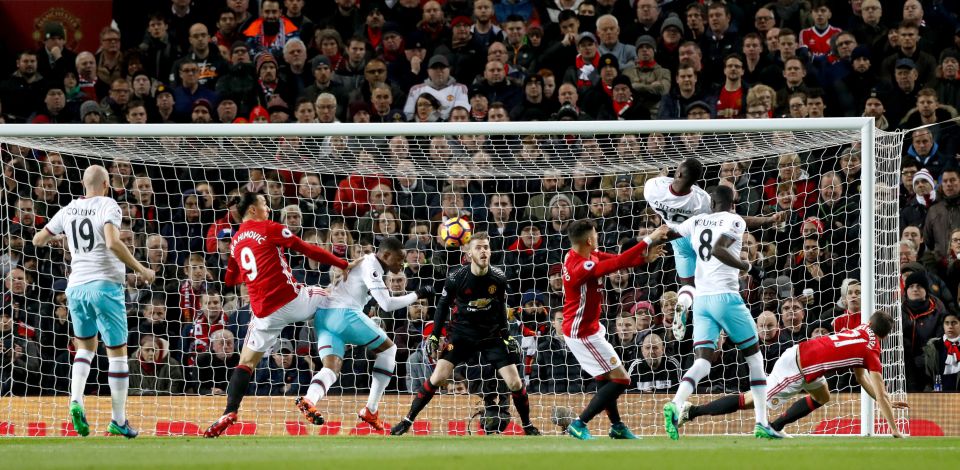  Diafra Sakho stunned Old Trafford inside two minutes when he headed West Ham into the lead