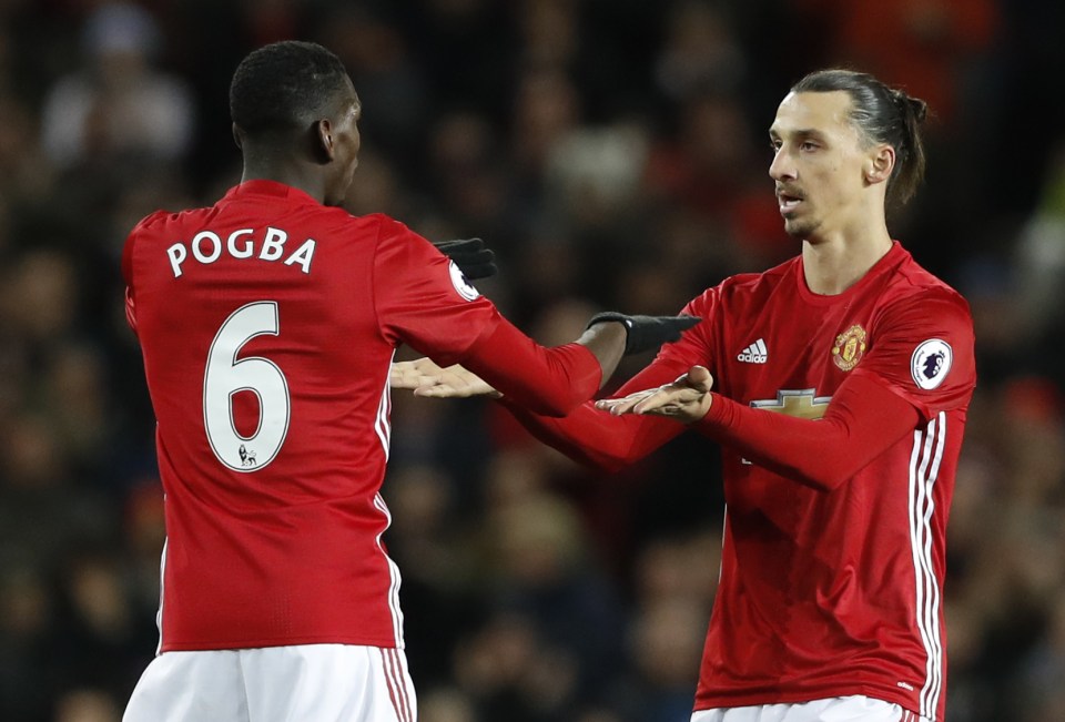 Zlatan Ibrahimovic and Paul Pogba are the joint most-lethal forward partnership in the Premier League, according to the chances created statistics