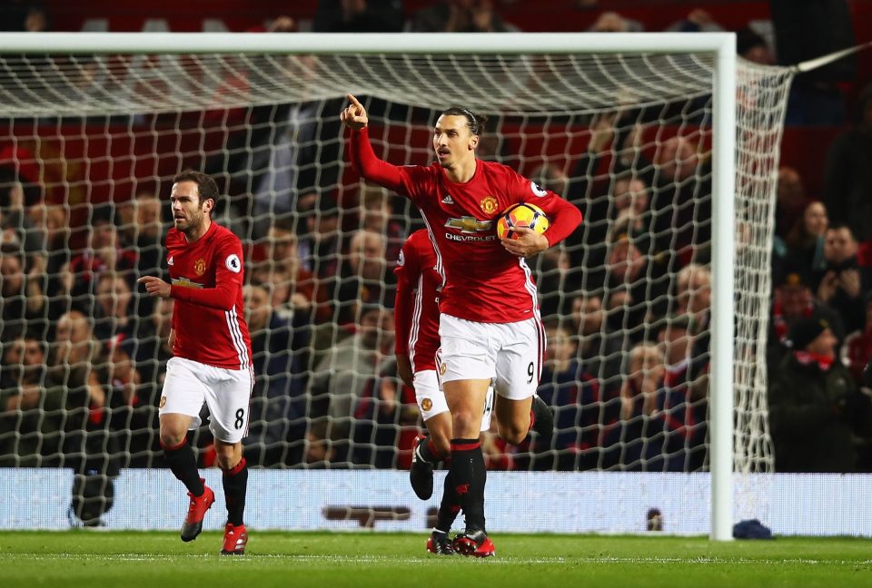  It was Ibrahimovics second goal in as many Premier League matches for United