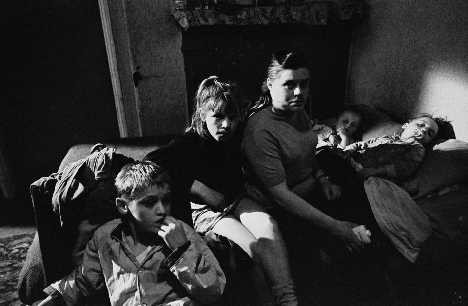  Claire Evans was pictured laying down (far right) by Nick Hedges