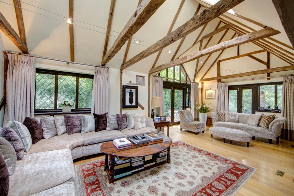  The plush mock Tudor living room