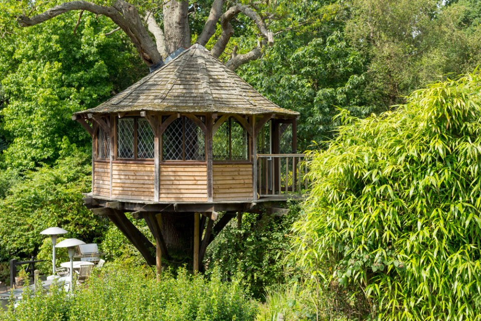  Another view of the property's treehouse