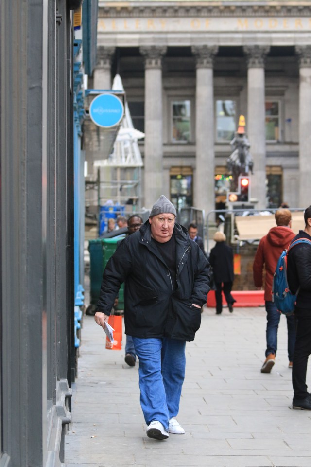  Harry walks near to the scene where truck caused carnage