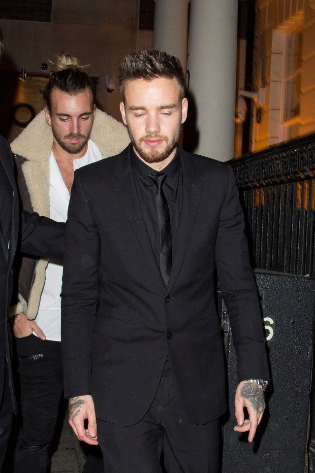  Liam looked exhausted as he left the club and headed home