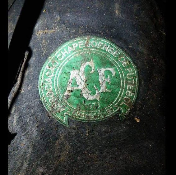  A badge showing the team's logo is apparently found at the scene