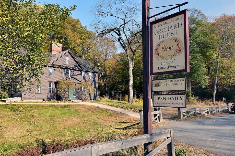  The Orchard House, the home of Louisa May Alcott, in Concord, Massachusetts, pictured in 2014