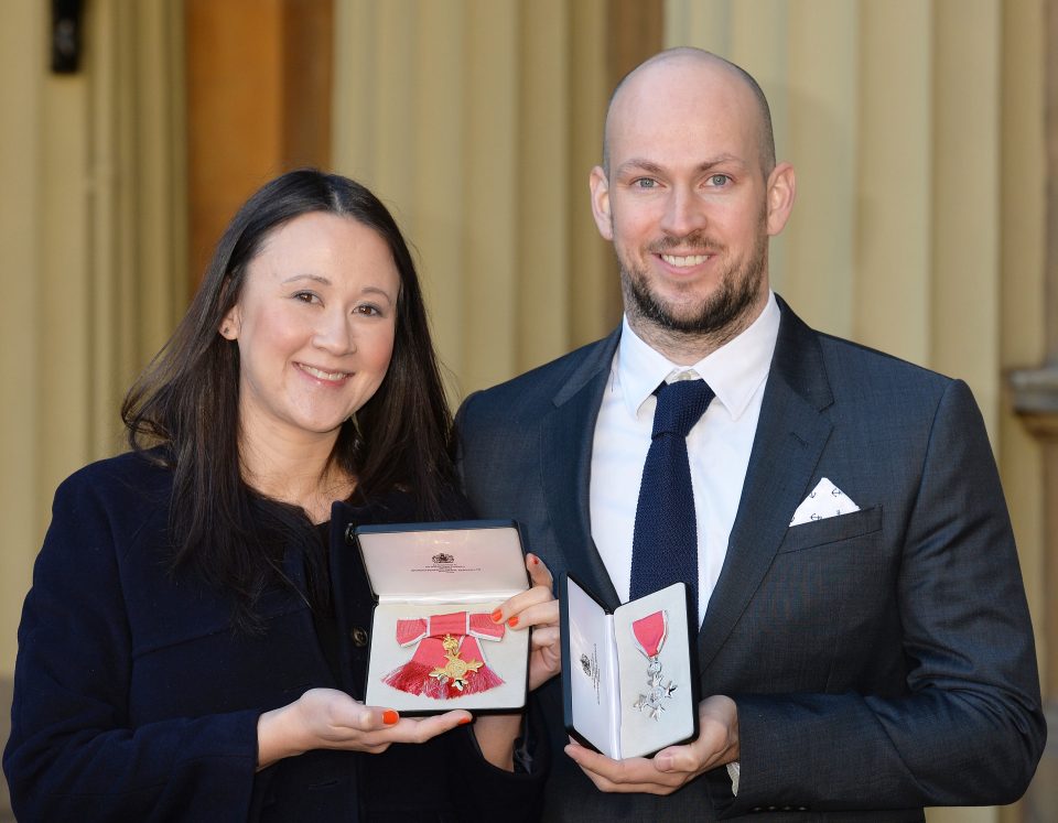  Ms Basford's husband James Watt picked up an MBE for services to the brewing industry at the same investiture ceremony