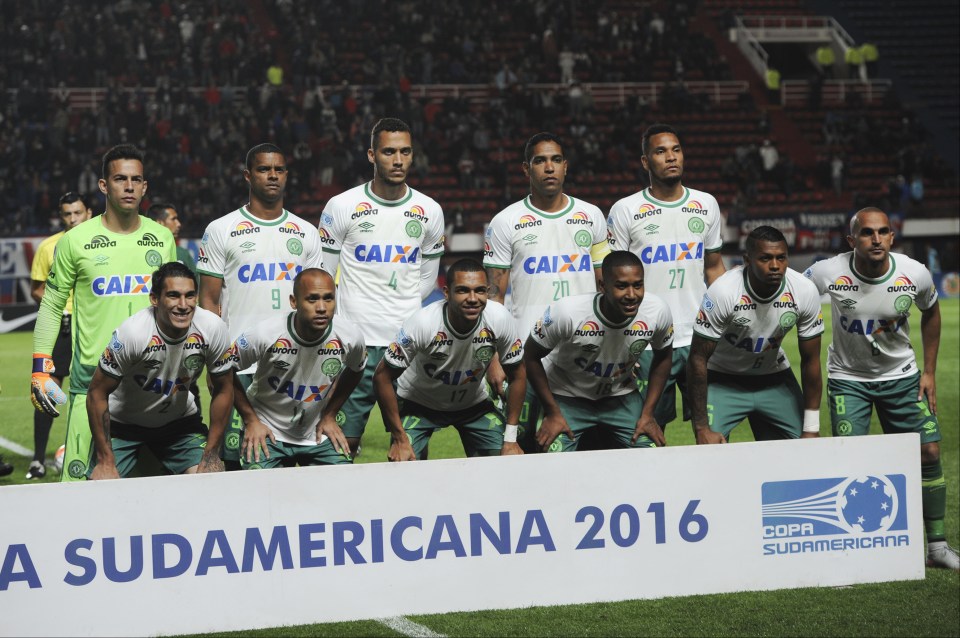  The Chapecoense team were travelling for the most important match in the club's history