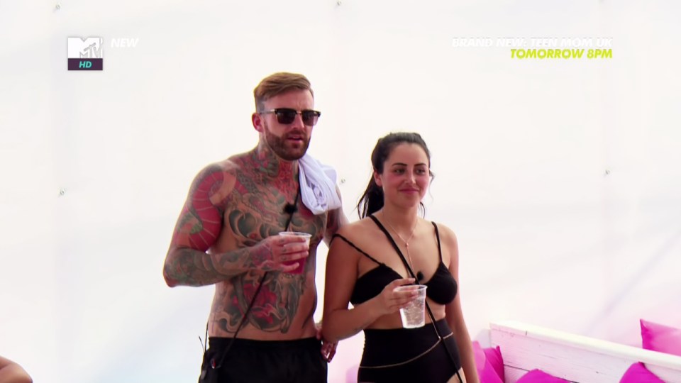  The footage was shot as Marnie and Aaron filmed in Ayia Napa earlier this year