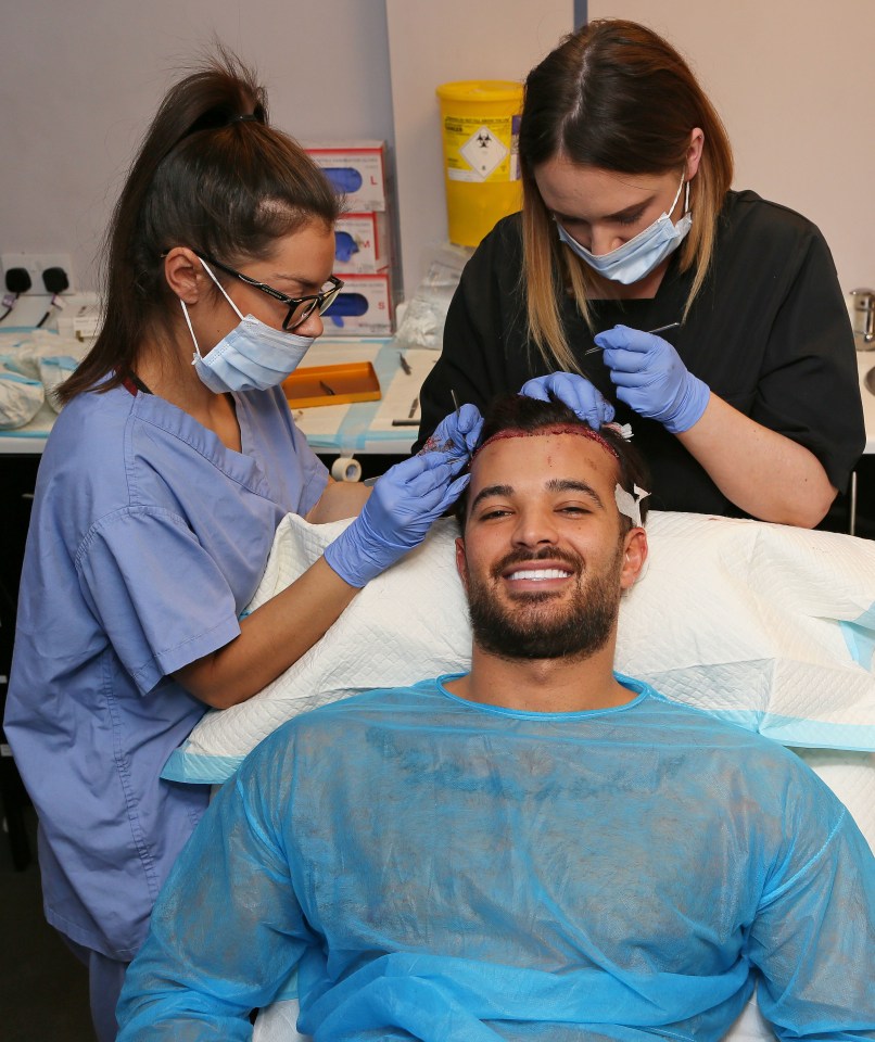  He visited leading hair replacement firm KSL Hair for the treatment