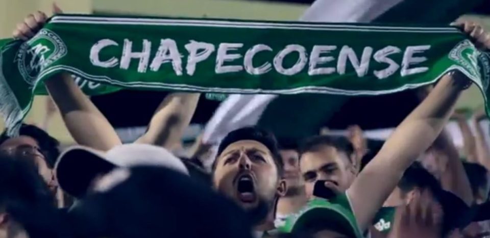  Fans celebrate a Chapecoense victory en route to the final