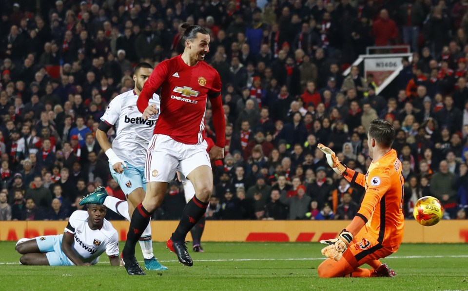  Zlatan Ibrahimovic showed composure to score fourth goal in as many games